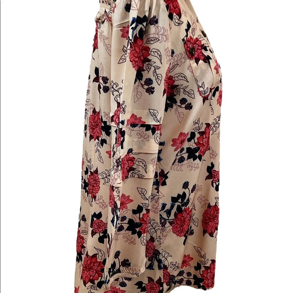 Matilda Jane Peach Floral Ruffle Livery Millie Top - Picture 5 of 8